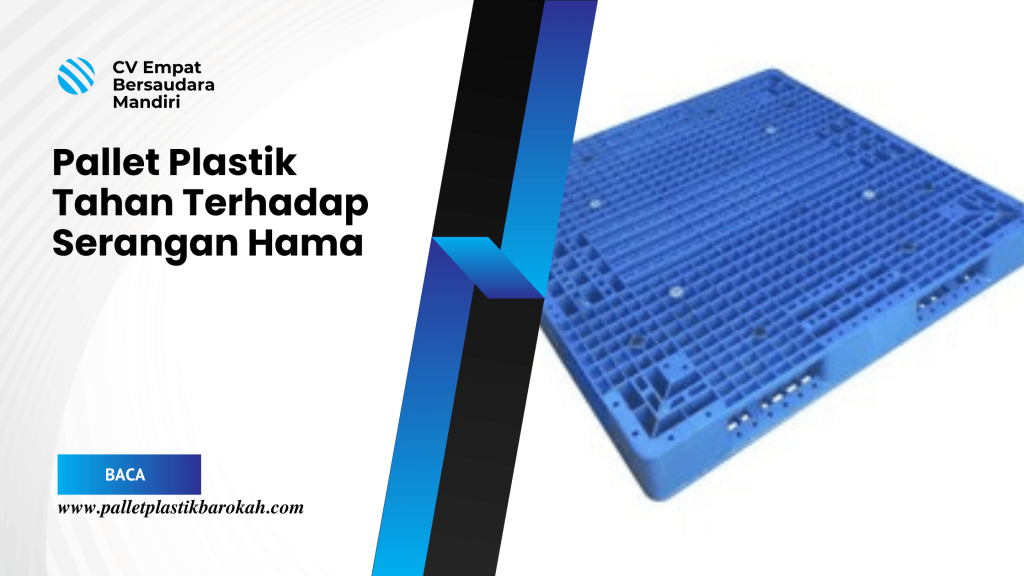 Pallet Plastik Tahan Terhadap Serangan Hama