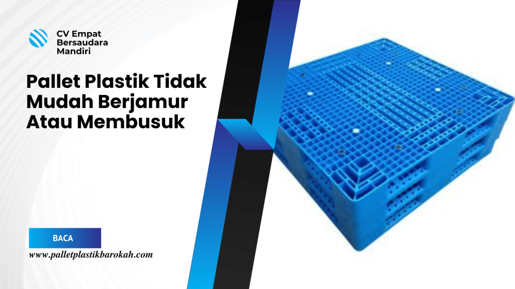 Pallet Plastik Tidak Mudah Berjamur Atau Membusuk[
